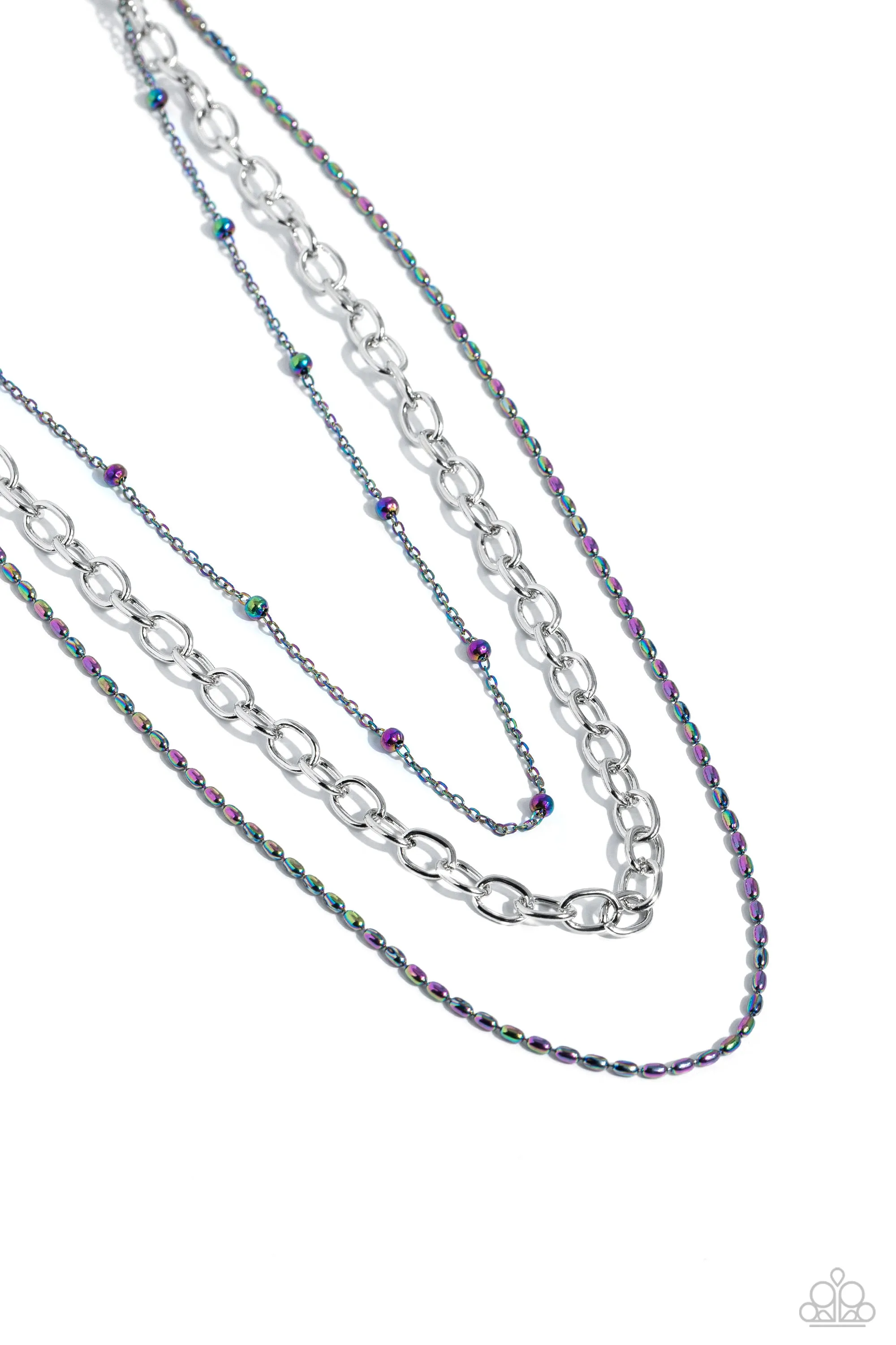 Mardi Gras Mayhem - Multi Necklace - Paparazzi Accessories