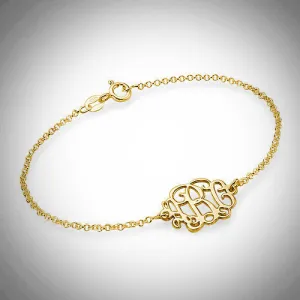 Monogram Cursive Bracelet/Anklet