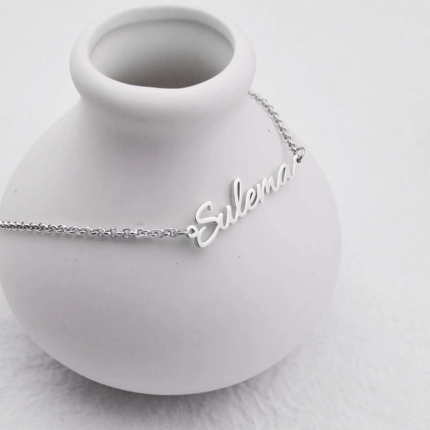 MOTICIUS Custom Jewelry Set for Women Mom Custom Name Earrings Bracelet Engraved Name Necklace for Women Personalized 18K Gold Plated Name Anklet Ankle Bracelet Set Gift for Mothers Day Birthday
