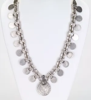 Multi Coin Bohemian Necklace