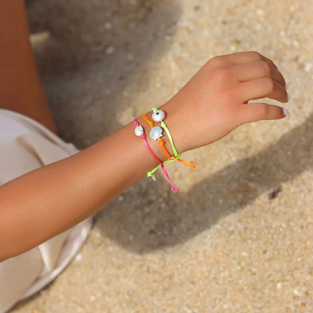 Olivia Silver Bracelet Seashells