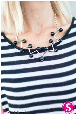 Open Door Jewelry - Connecting The Constellations - Black Necklace - Paparazzi Accessories