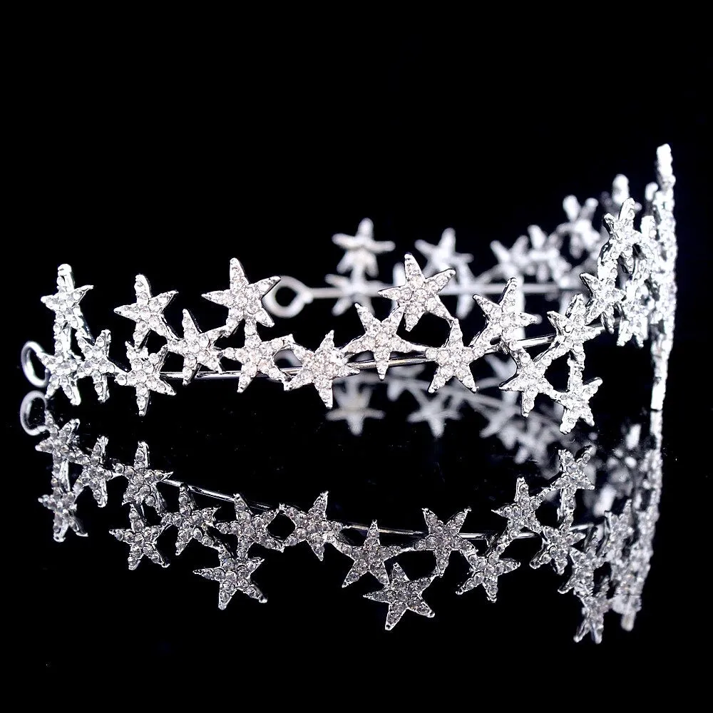 "Étoile" - Star Wedding Tiara / Headband