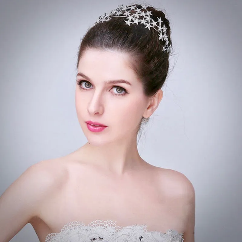 "Étoile" - Star Wedding Tiara / Headband