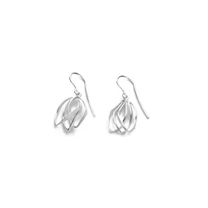 "Triple Open Leaf Dangle" Earrings