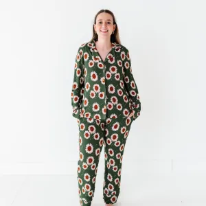 Rustic Blooms Ribbed Mama Luxe Lounge Set