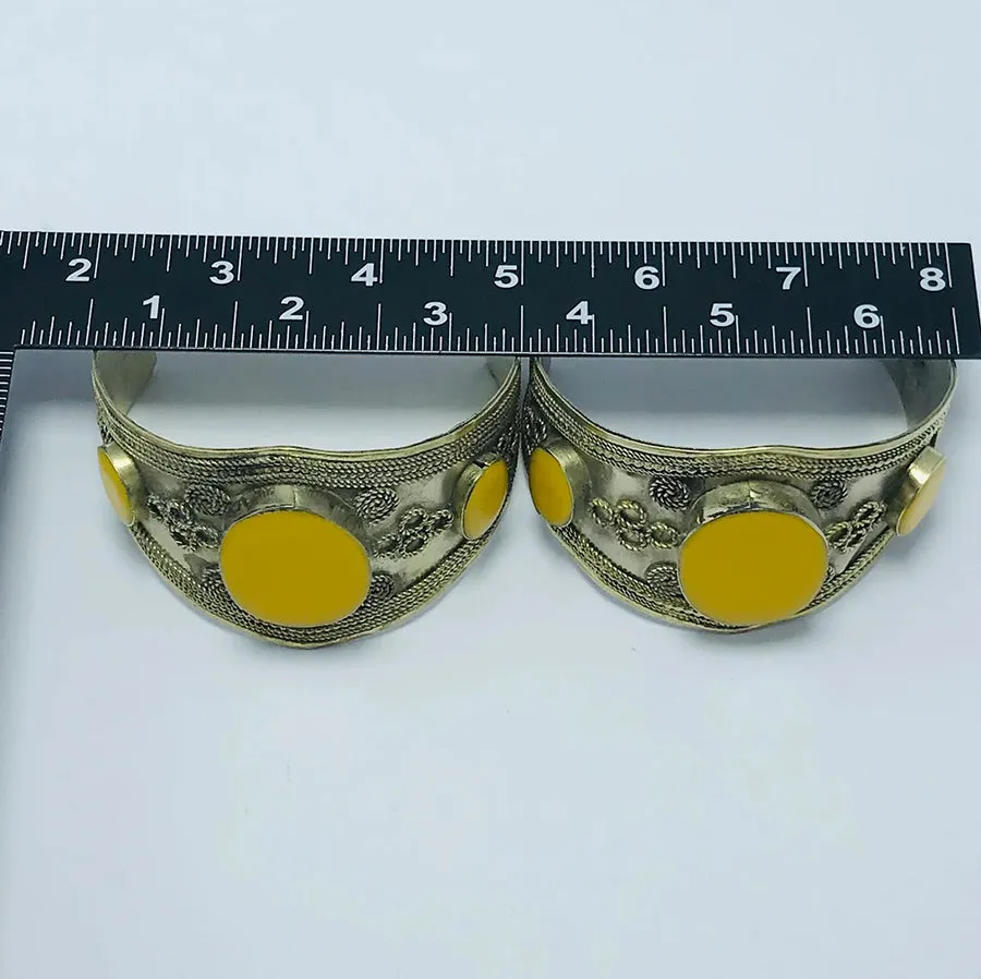 Rustic Charm Vintage Silver Cuff Bracelet