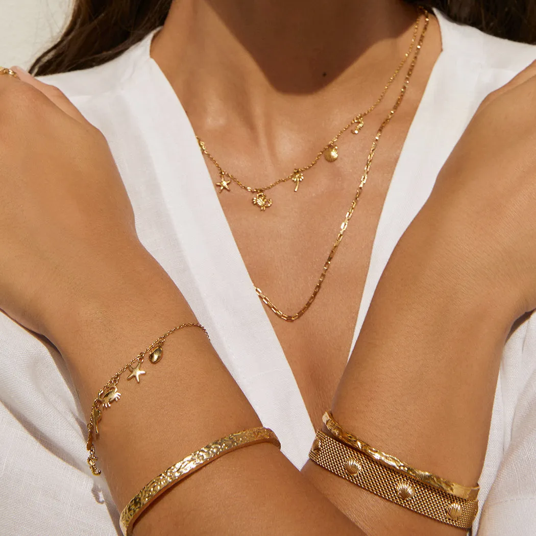 Seashell Gold Bracelet