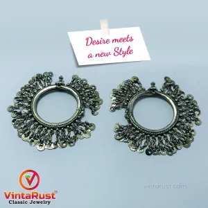 Tribal Kuchi Bangles Bracelet With Dangling Tassels