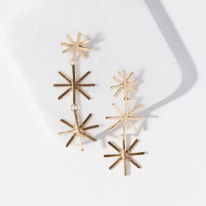 Triple Stick Burst Earring