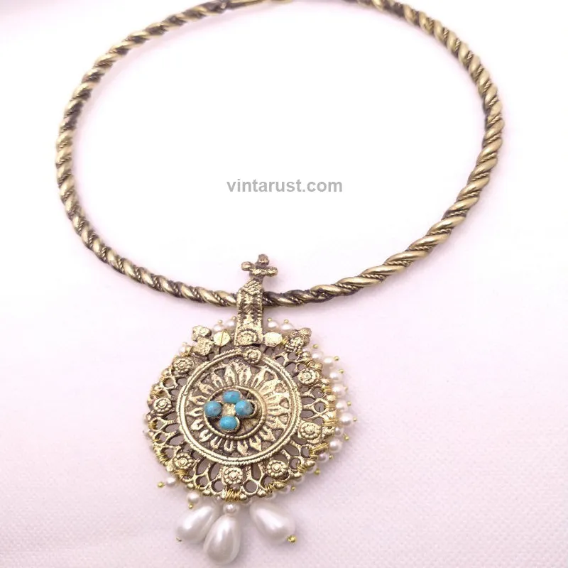 Vintage Bohemian Hasli Ethnic Handmade Choker