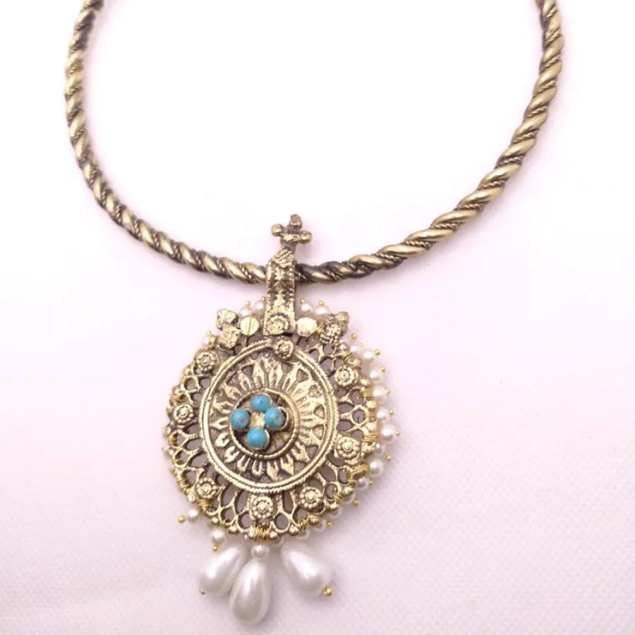 Vintage Bohemian Hasli Ethnic Handmade Choker