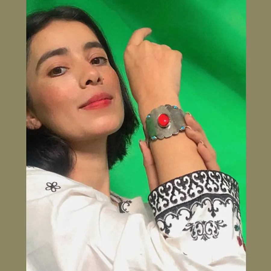 Vintage Ethnic Turkmen Cuff Bracelet