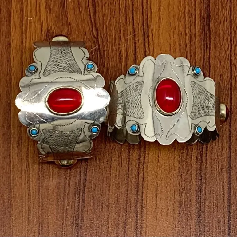 Vintage Ethnic Turkmen Cuff Bracelet