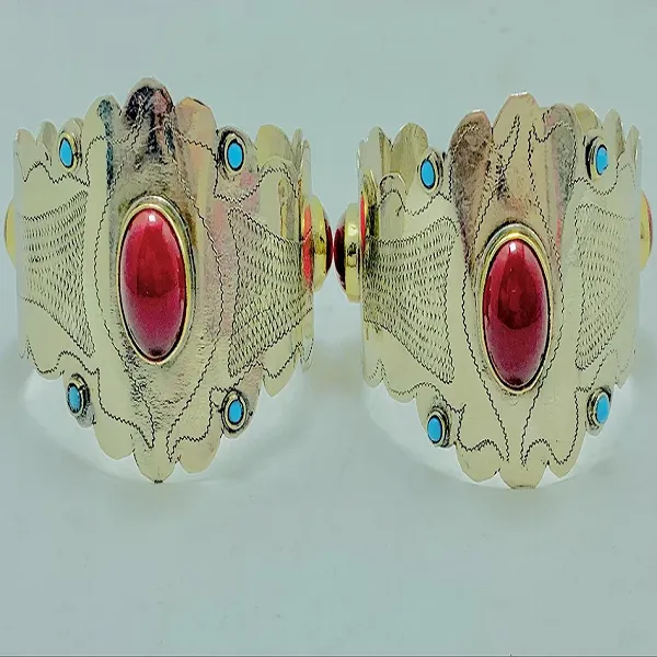 Vintage Ethnic Turkmen Cuff Bracelet
