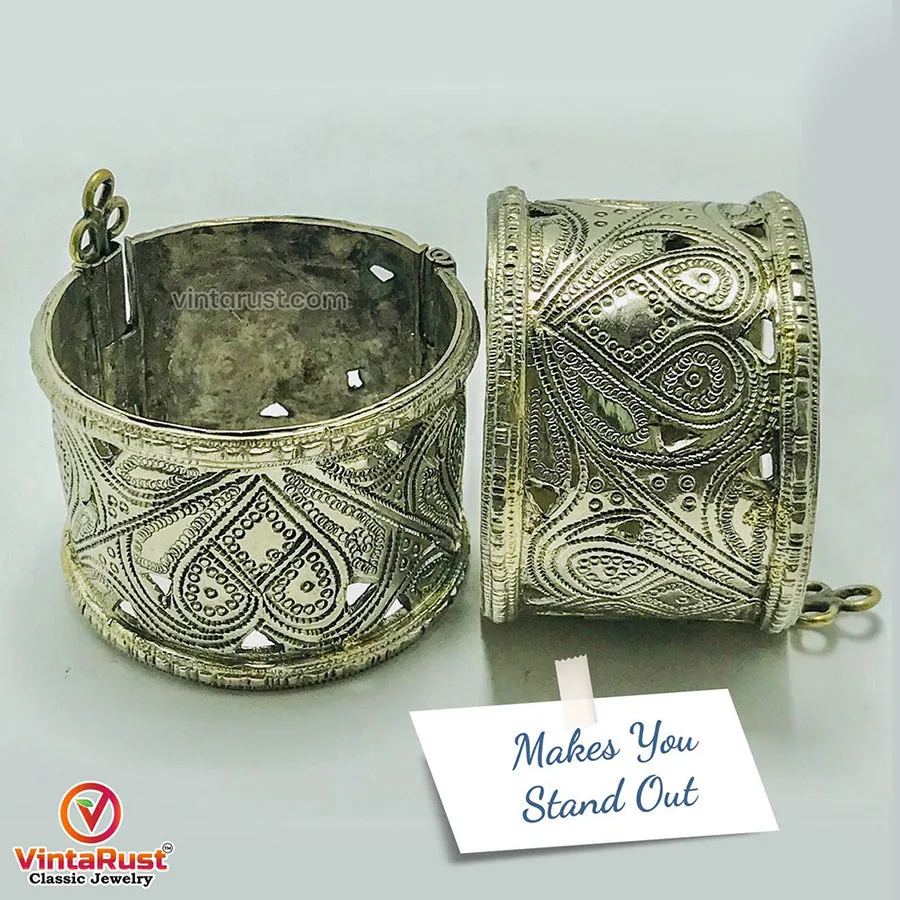 Vintage Statement Boho Tribal Cuff Bracelet