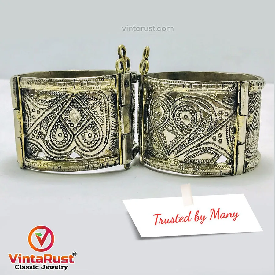 Vintage Statement Boho Tribal Cuff Bracelet