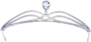 Wedding Crown Tiaras Rhinestone Prom Crown Coronet Crystal Hair Jewelry