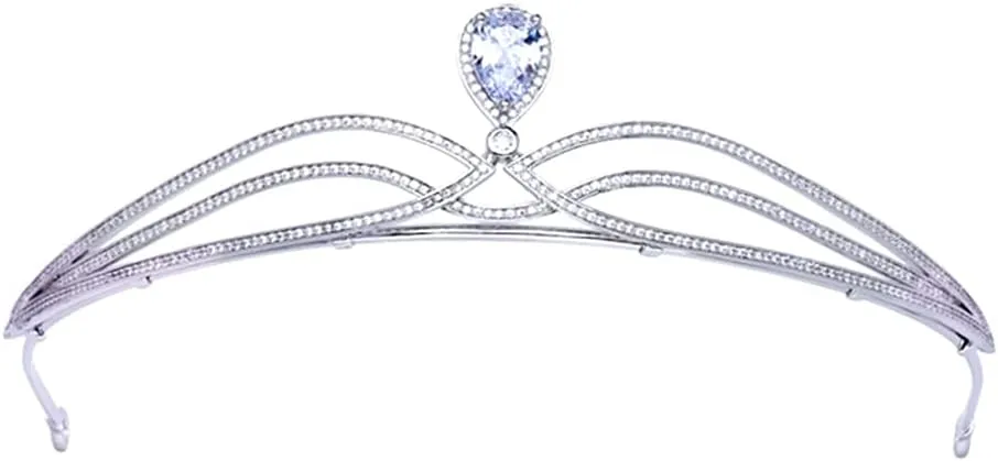 Wedding Crown Tiaras Rhinestone Prom Crown Coronet Crystal Hair Jewelry